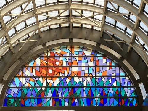 西神中央駅　ステンドグラス