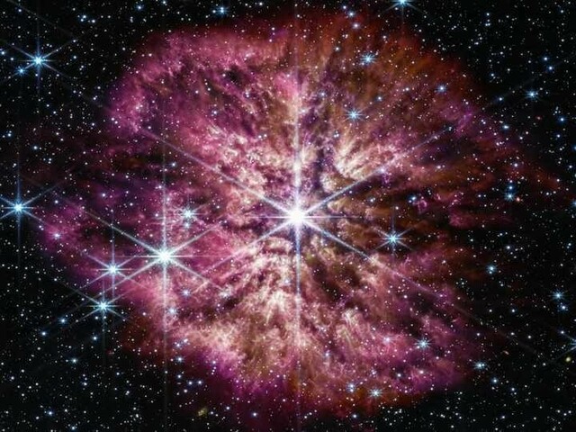 超新星爆発の前段階にある星…
