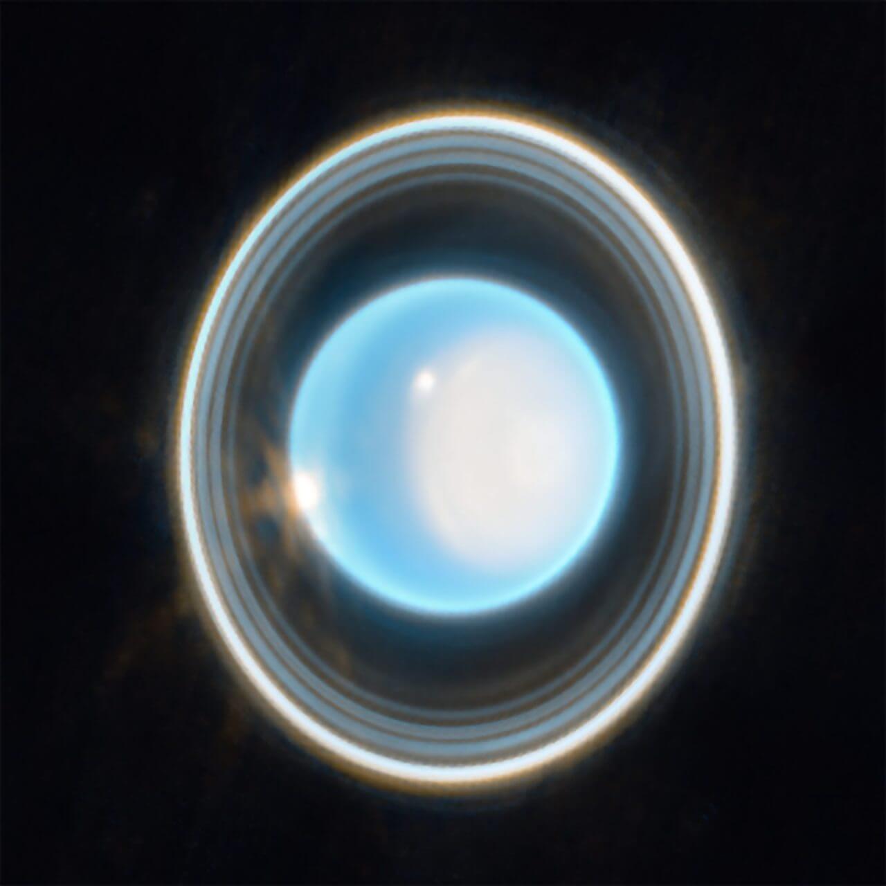 ジェイムズ・ウェッブ宇宙望遠鏡が捉えた天王星の姿