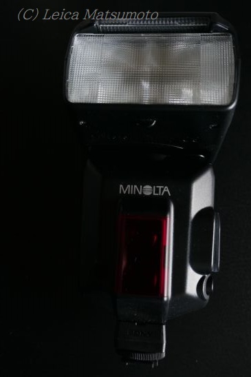 MINOLTA PROGRAM FLASH 5600HS(D)をα７RⅣに装着する ソニー シュー