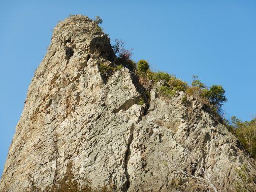 ローソク岩右カンテ