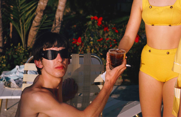 George looking young, handsome and relaxed. Living the life. Miami Beach, 1964
