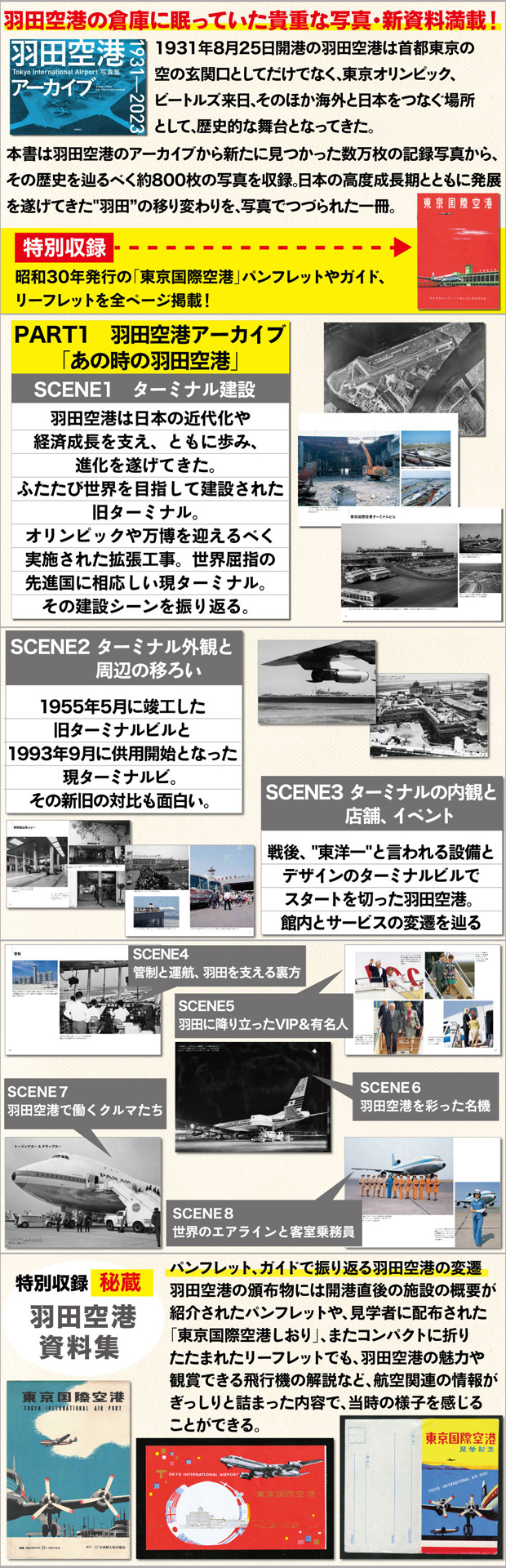 羽田空港アーカイブ 1931-2023 Tokyo International Airport 写真集